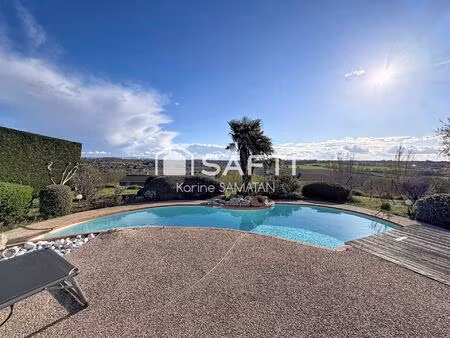 villa t8 - 322m² - vue pyrénées piscine lauzerville