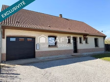 pavillon individuel semi plain pied grand terrain