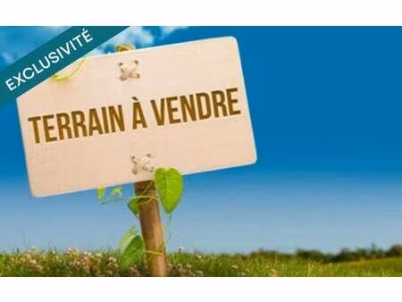 terrain constructible viabilisé à vendre