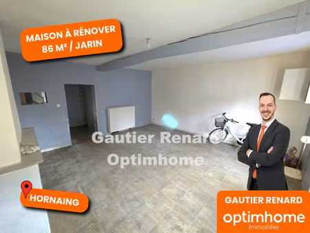 vente maison 4 pièces 86 m² à hornaing (59171)  50 000 €