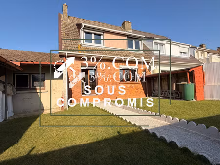 maison semi mitoyenne 3 chambres