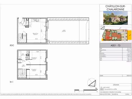 programme neuf à vendre châtillon sur chalaronne - lot a001