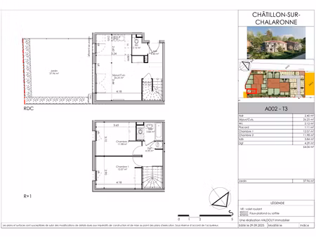 programme neuf à vendre châtillon sur chalaronne - lot a002