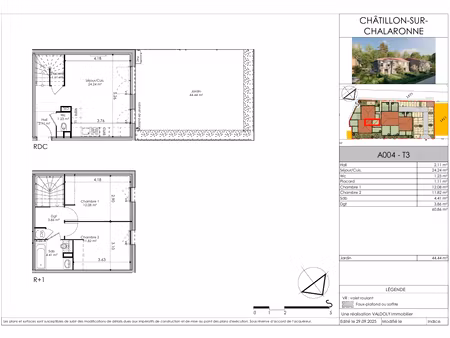 programme neuf à vendre châtillon sur chalaronne - lot a004