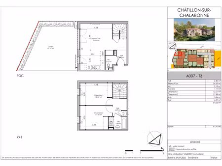 programme neuf à vendre châtillon sur chalaronne - lot a007