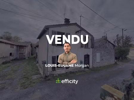vente maison 4 pièces 68.7 m² à champagne-mouton (16350)  15 000 €