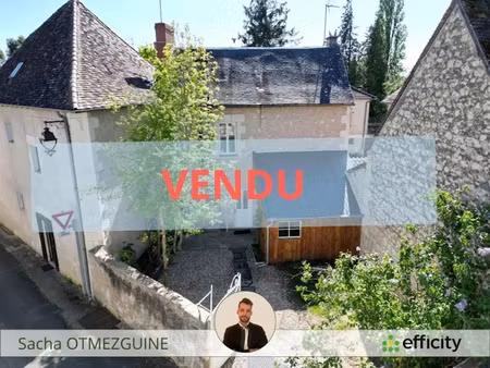 vente maison 3 pièces 62 m² à yzeures-sur-creuse (37290)  78 000 €