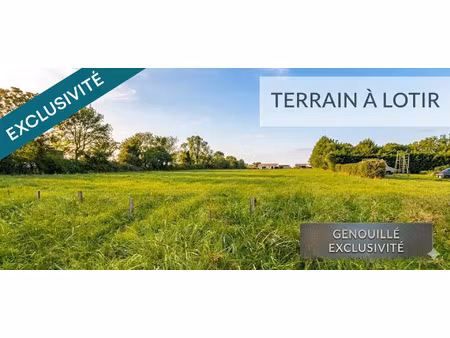vente terrain 7211 m² genouillé (17430)