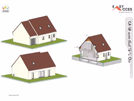 vente maison neuve 1 pièce 76 m² à la fleche (72200)  215 000 €