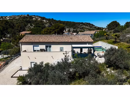 villa contemporaire - vue alpilles - piscine - quartier residentiel