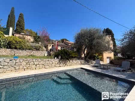 maison individuelle avec piscine et dépendances - à pied du village de peymeinade