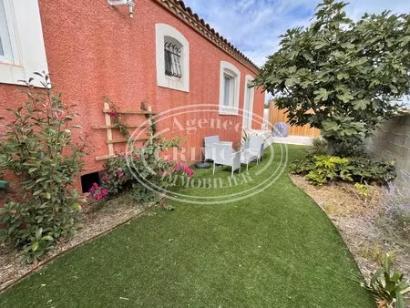 lezignan-corbieres villa 4 faces de 126 m2 environ / terrain de 388 m2