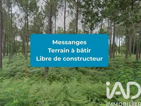 vente terrain à messanges (40660) : à vendre / 565m² messanges