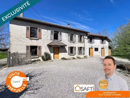vente maison 6 pièces 200 m² à badinières (38300)  380 000 €