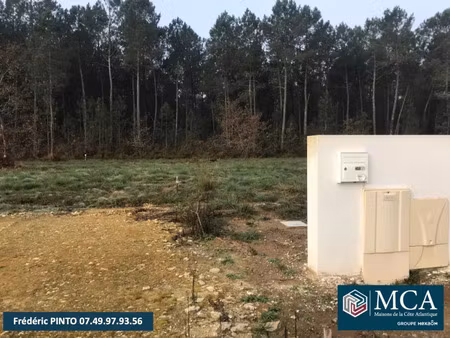 vente terrain 815 m² artassenx (40090)