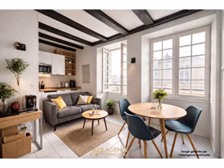 à vendre ? appartement t2 meublé ? centre-ville de la rochelle