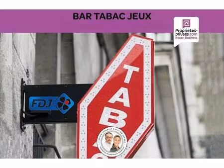 rouen darnetal - bar tabac fdj avec terrasse et logement