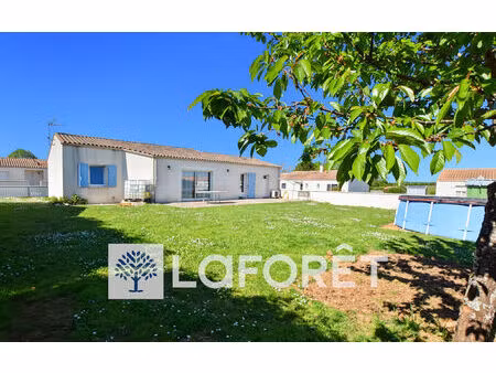 maison de plain-pied t4 à vendre à tesson (17460) entre gémozac (17260) et saintes (17100)