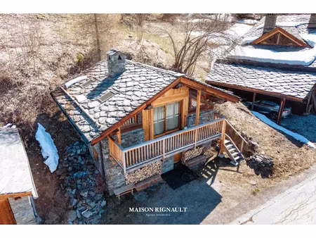 vente chalet 3 pièces 73 m² à sainte-foy-tarentaise (73640)  650 000 €