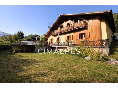 ferme à rénover - face au mont-blanc
