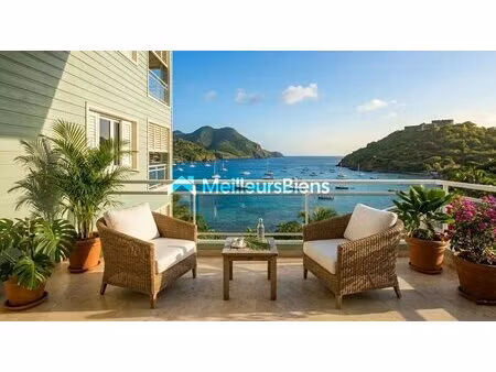 duplex vue mer - programme neuf terre-de-haut  les saintes — guadeloupe