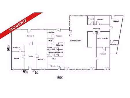 vente bureaux et commerces à jublains (53160) : à vendre / 342m² jublains