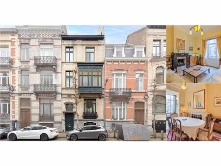 maison de maître à vendre avec terrasse et jardin   ixelles (vbe09141)