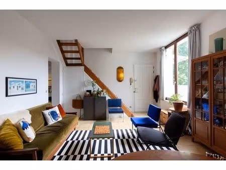 appartement à vendre duplex 4 pièces avec cheminée et jardin privatif de 315 m² à champign