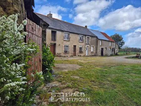 ensemble immobilier atypique broons| campagne  sans voisins  grand potentiel  grand terrai