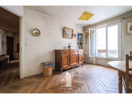 vente appartement 3 pièces 59.52 m² à paris 18ème (75018)  537 000 €