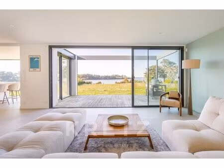 maison contemporaine avec vue à 180 ° sur le golfe du morbihan -