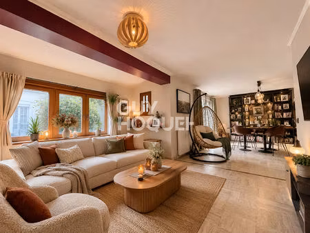 duplex 5 pièces à vendre à antony - 87 m² avec garage double  cave  balcon et jardinet.