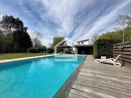 arsac - domaine privé d'exception - maison 183 m2 - parc 500