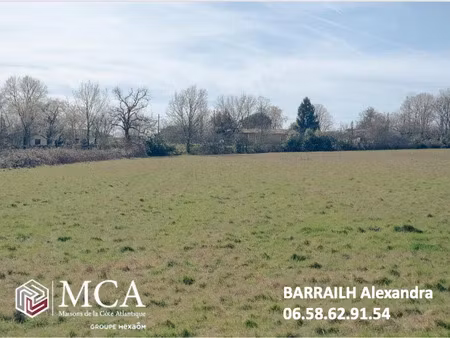 vente terrain 550 m² à le pout (33670)  101 500 €