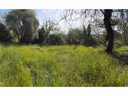 vente terrain 550 m² à la gaude (06610)  289 000 €