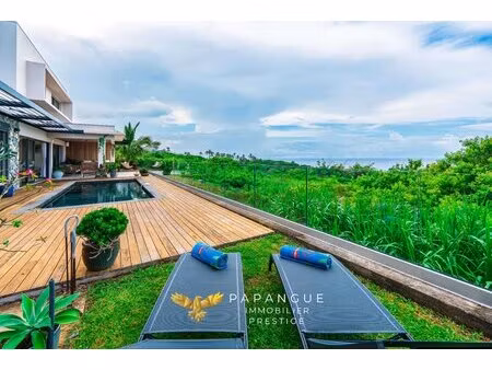 maison meublee avec vue ocean   piscine et equipements d'exception