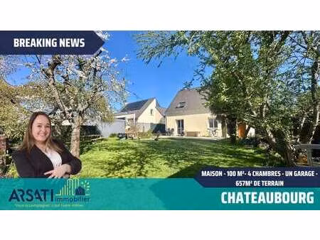 vente maison à châteaubourg (35220) : à vendre / 100m² châteaubourg