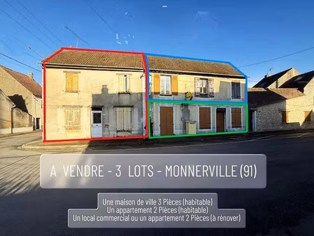 vente immeuble 240 m² à monnerville (91930)  149 000 €