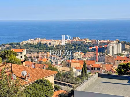 exclusivité - beausoleil - villa à rénover avec vue mer panoramique  à 3 minutes de monaco