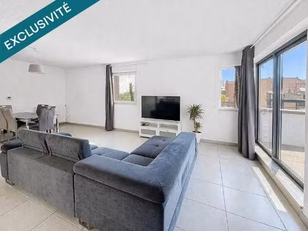 appartement t3 de 63m2 avec terrasse de 8m2 exposée est