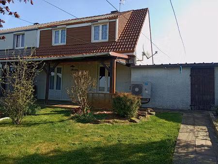 maison mitoyenne 83m² - 3 chambres avec terrasse jardin et garage