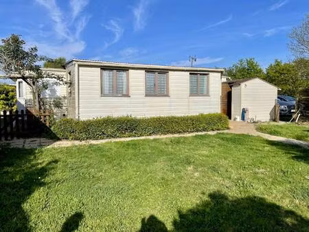 terrain de loisir de 300m² avec son mobil home