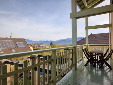 appartement type 4 centre - vue dégagée - terrasse - parking - cave
