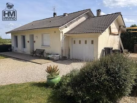 maison plain pied - beau jardin