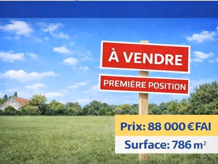 terrain à bâtir - 786m2 - congis sur thérouanne