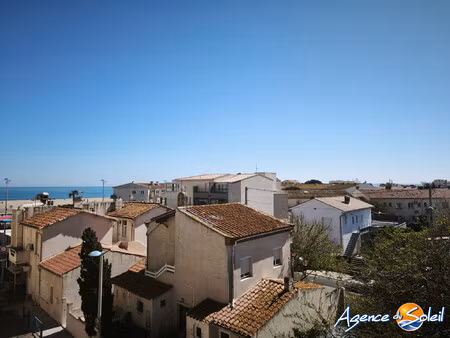 appartement t2 avec terrasse vue canigou et latérale mer