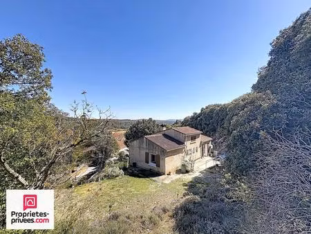 villa avec grand garage sur 2360 m² de terrain divisible
