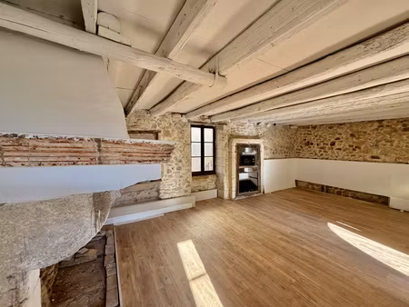 à vendre – ensemble de deux maisons de village communicantes – 150 m² – saze  cœur du vill