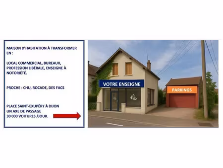 vente local industriel 6 pièces 122 m² dijon (21000)