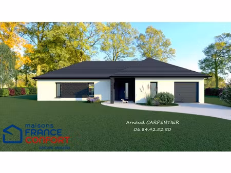 vente maison neuve 6 pièces 135 m² à la cauchie (62158)  306 414 €